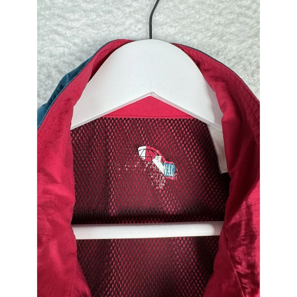 Vintage NIKE INTERNATIONAL Windbreaker Jacket Red Blue - Women's Small